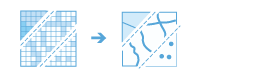 Workflow "Raster in Feature konvertieren" Workflow "Raster in Feature konvertieren"
