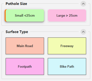 Projektschaltflächen